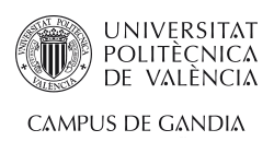 Logo de la universidad politécnica de Gandía, en Valencia